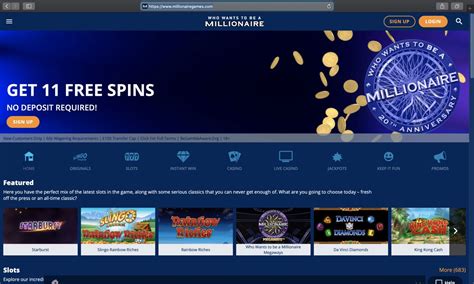 millionaire games casino.